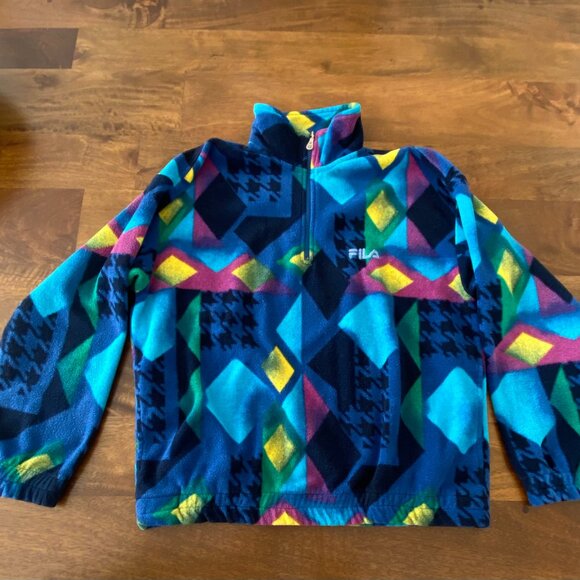 Vintage Fila Fleece Half Zip - Picture 5 of 5